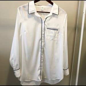 Pyjama Inspired Blouse